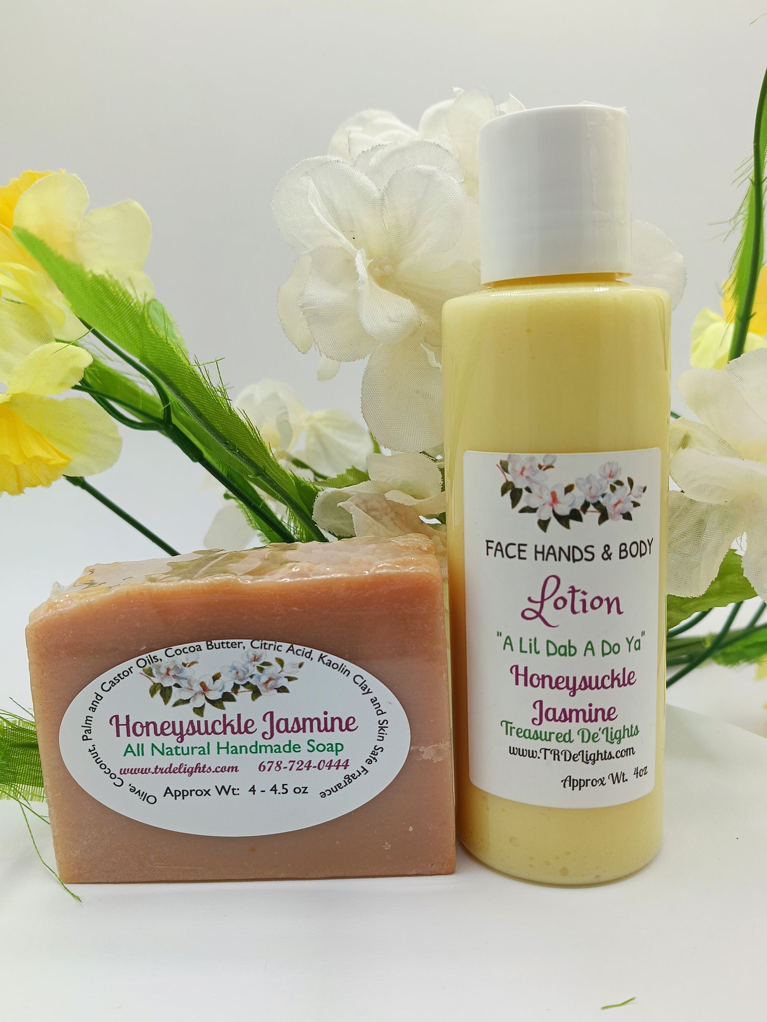 Honeysuckle Jasmine Soap and Lotion Set image 0