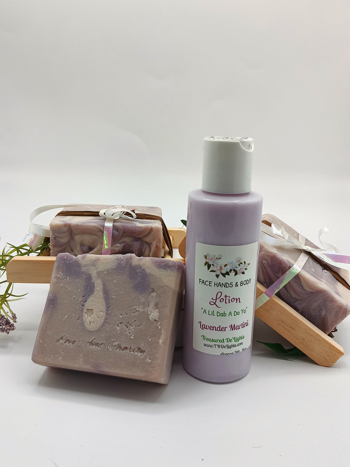 Lavender Martini Soap Lotion Set image 0