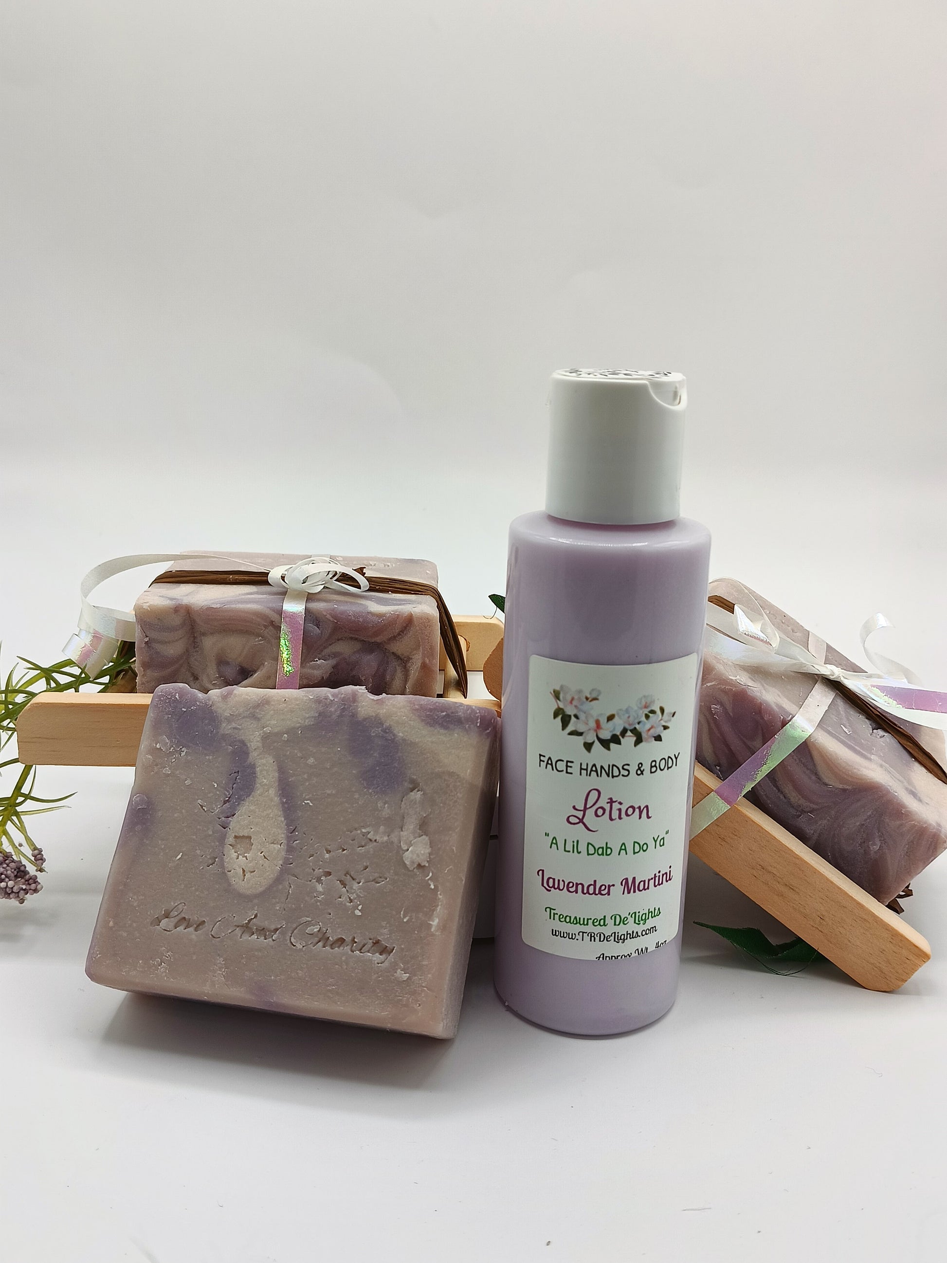 Lavender Martini Soap Lotion Set image 0
